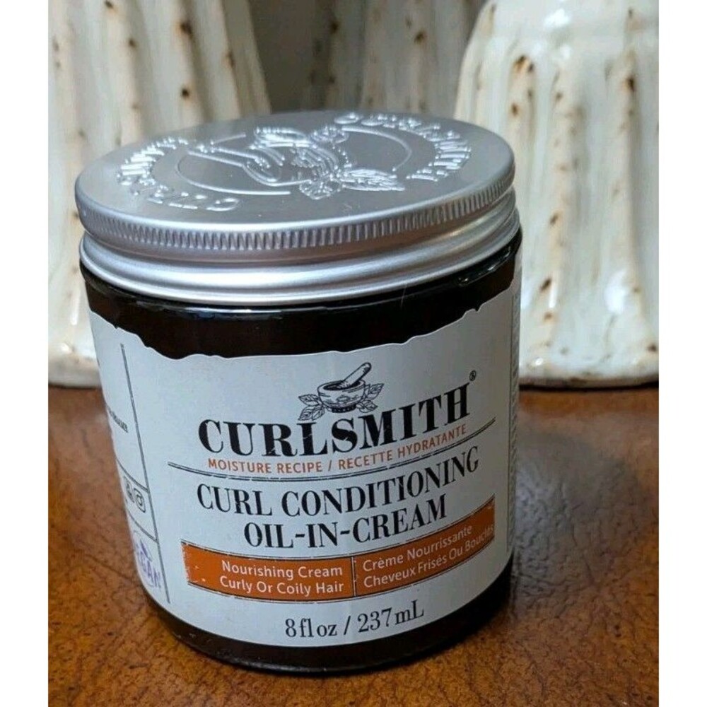 New CURLSMITH - Curl Conditioning Oil in Cream - Vegan Leave in Conditioner 8oz